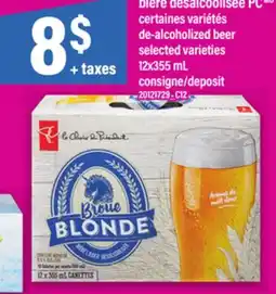 Maxi BIÈRE DÉSALCOOLISÉE PC, 12x355 mL offer