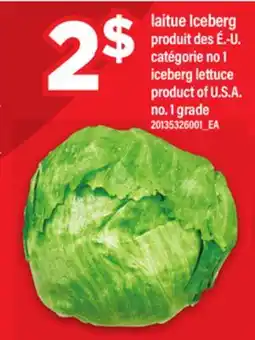 Maxi LAITUE ICEBERG | ICEBERG LETTUCE offer