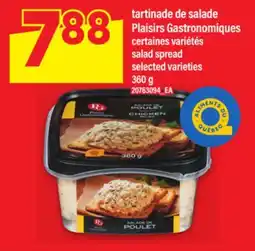 Maxi TARTINADE DE SALADE PLAISIRS GASTRONOMIQUES | SALAD SPREAD, 360 g offer