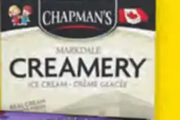Giant Tiger Chapman's Creamery ice cream or Canadian Collection frozen desserts offer
