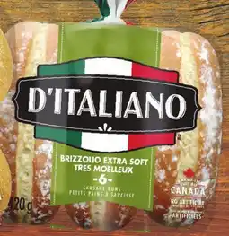 Giant Tiger D'Italiano crustini or sausage buns offer