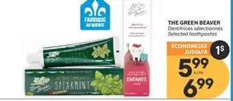 Brunet THE GREEN BEAVER Dentifrices sélectionnés offer