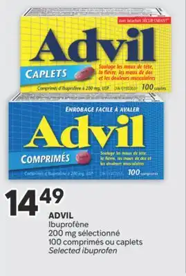 Brunet ADVIL Ibuprofène 200 mg sélectionné offer