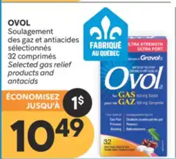 Brunet OVO Soulagement des gaz et antiacides sélectionnés 32 comprimés offer