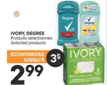 Brunet IVORY, DEGREE Produits sélectionnés offer