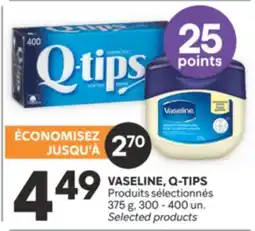 Brunet VASELINE, Q-TIPS Produits sélectionnés offer