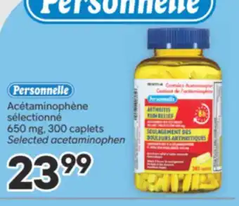 Brunet Personnelle Acétaminophène sélectionné 650 mg offer
