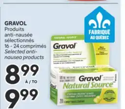 Brunet GRAVOL Produits anti-nausée sélectionnés offer