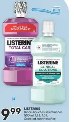 Brunet LISTERINE Rince-bouches sélectionnés offer
