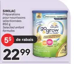 Brunet SIMILAC Préparations pour nourrissons sélectionnées offer
