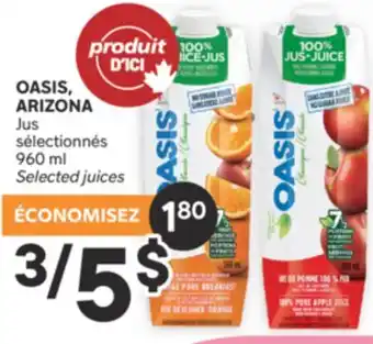 Brunet OASIS, ARIZONA Jus sélectionnés offer