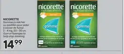 Brunet NICORETTE Gommes à mâcher ou pastilles pour aider à cesser de fumer 2 - 4 mg offer
