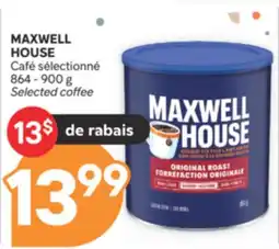 Brunet MAXWELL HOUSE Café sélectionné offer