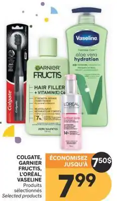 Brunet COLGATE, GARNIER FRUCTIS, L'ORÉAL, VASELINE Produits sélectionnés offer