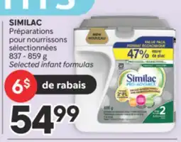 Brunet SIMILAC Préparations pour nourrissons sélectionnées offer