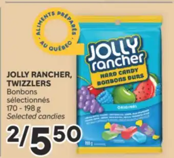 Brunet JOLLY RANCHER, TWIZZLERS Bonbons sélectionnés offer