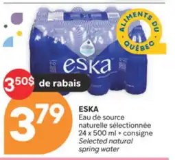 Brunet ESKA Eau de source naturelle naturelle sélectionnée 24 x 500 ml + consigne offer