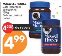 Brunet MAXWELL HOUSE Café instantané sélectionné offer