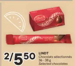Brunet LINDT Chocolats sélectionnés offer