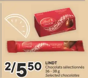 Brunet LINDT Chocolats sélectionnés offer