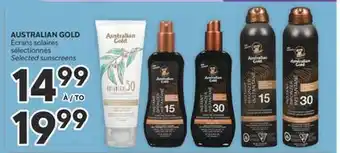Brunet AUSTRALIAN GOLD Écrans solaires sélectionnés offer