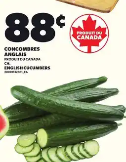 Provigo CONCOMBRES ANGLAIS offer