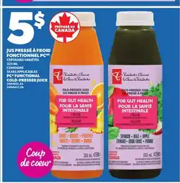Provigo JUS PRESSÉ À FROID FONCTIONNEL PC, 333 ML offer