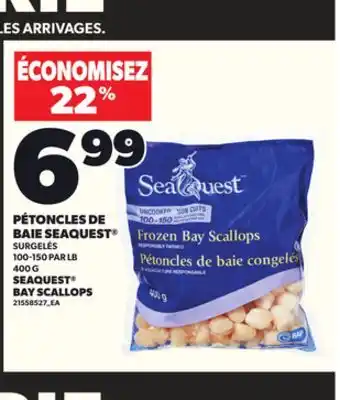 Provigo PÉTONCLES DE BAIE SEAQUEST , 100-150 PAR LB offer
