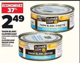 Provigo THON BLANC CLOVER LEAF, 170 G offer