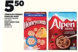 Provigo CÉRÉALES FORMAT FAMILIAL POST, 525-650 G offer