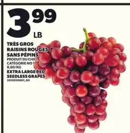 Provigo TRÈS GROS RAISINS ROUGES SANS PÉPINS offer