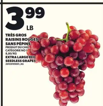 Provigo TRÈS GROS RAISINS ROUGES SANS PÉPINS offer