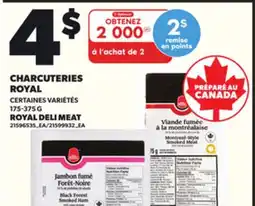 Provigo CHARCUTERIES ROYAL, 175-375 G offer