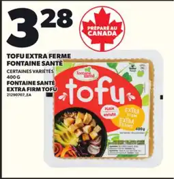 Provigo TOFU EXTRA FERME FONTAINE SANTÉ, 400 G offer