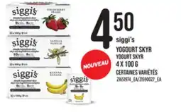 Provigo SIGGI'S YOGOURT SKYR, 4 x 100 g offer