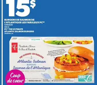 Provigo BURGERS DE SAUMON DE L'ATLANTIQUE LES FABULEUX PC, 500 G offer