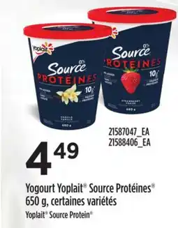 Provigo YOPLAIT SOURCE PROTÉINES , 650 g offer