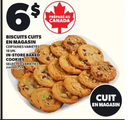 Provigo BISCUITS CUITS EN MAGASIN, 18 UN offer