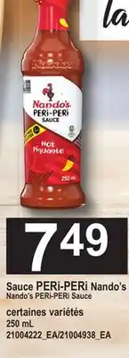 Provigo SAUCE PERI-PERI NANDO'S, 250 mL offer