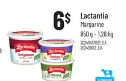 Provigo LACTANTIA MARGARINE, 850 g - 1,28 kg offer
