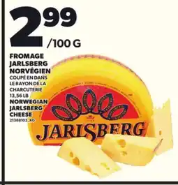 Provigo FROMAGE JARLSBERG NORVÉGIEN offer