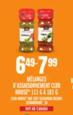 Provigo MÉLANGES D'ASSAISONNEMENT CLUB HOUSE, 111 G À 181 G offer