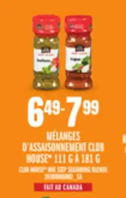 Provigo MÉLANGES D'ASSAISONNEMENT CLUB HOUSE, 111 G À 181 G offer