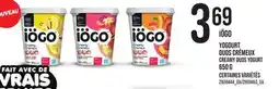 Provigo IÖGO YOGOURT DUOS CRÉMEUX CREAMY DUOS YOGURT, 650 G offer