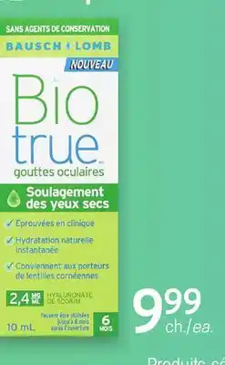 Uniprix BAUSCH + LOMB Produits sélectionnés/Selected products offer