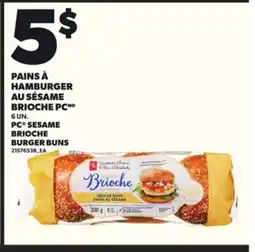 Provigo PAINS A HAMBURGER AU SESAME BRIOCHE PC offer
