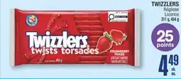Jean Coutu TWIZZLERS Licorice offer
