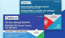 Uniprix OPTION+ Contrôle des allergies Allergy control offer