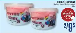 Jean Coutu LUCKY ELEPHANT Cotton candy offer