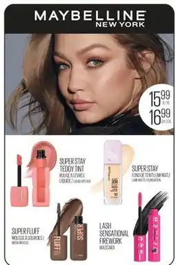 Jean Coutu MAYBELLINE NEW YORK SENSATIONAL FIREWORK MASCARA offer